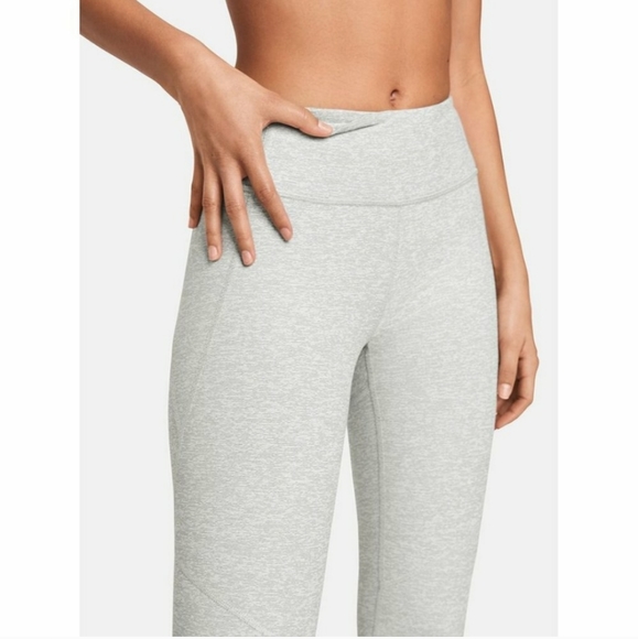 Outdoor Voices 3/4 Warmup High Rise Waisted Leggings Grey - Picture 4 of 9